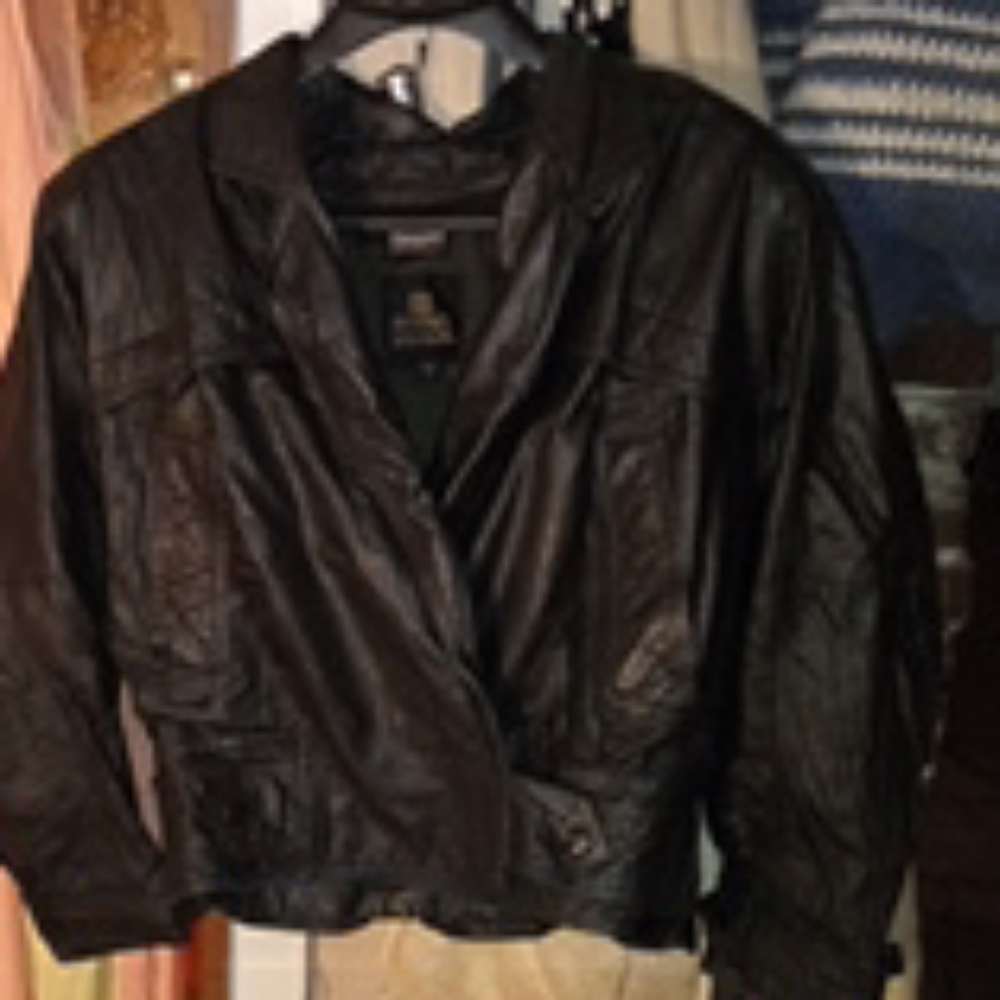 Byrne's&Baker leather bikers jacket
